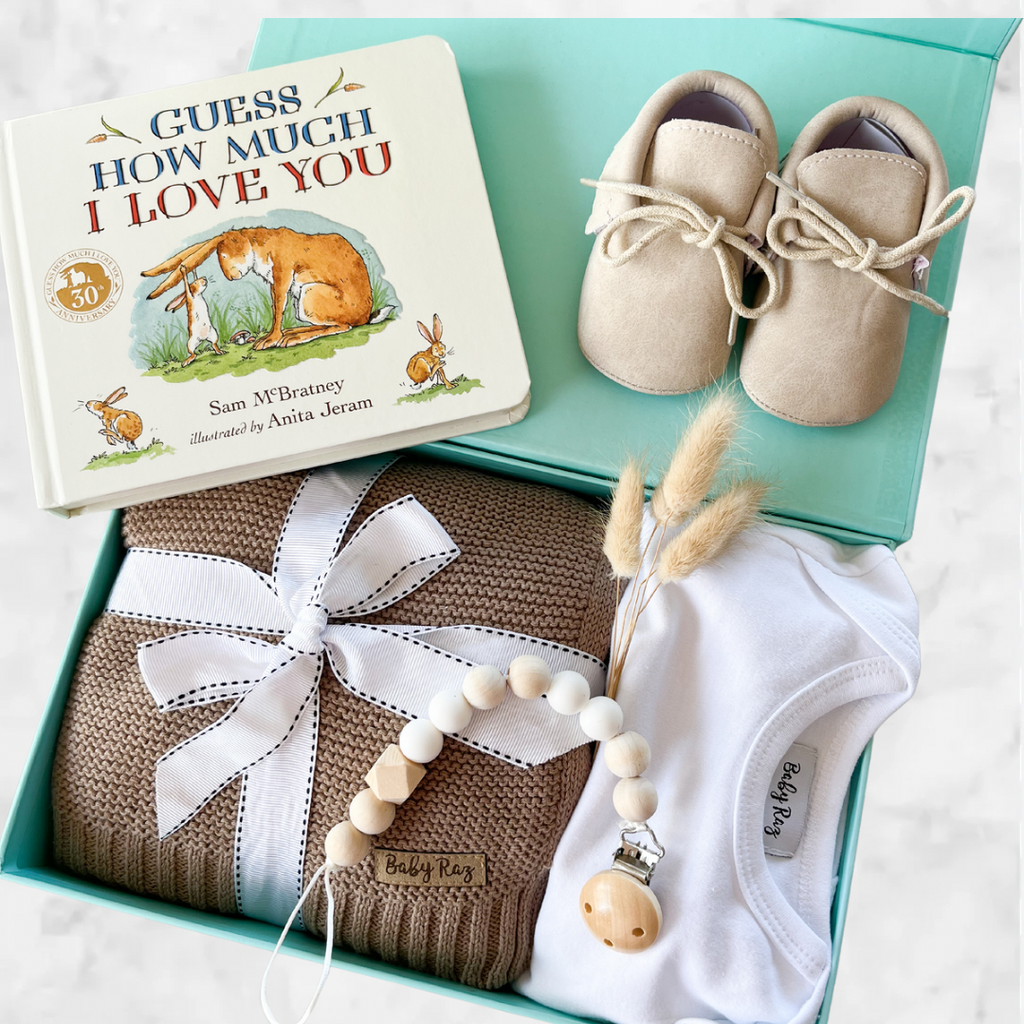 Brown baby gift box 